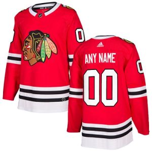 NHL Chicago Blackhawks Trikot Benutzerdefinierte Heim Rot Authentic